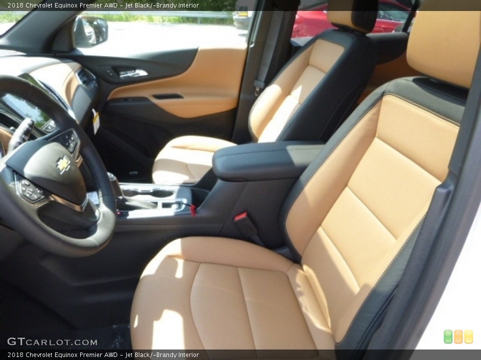 Jet Black/­Brandy 2018 Chevrolet Equinox Interiors