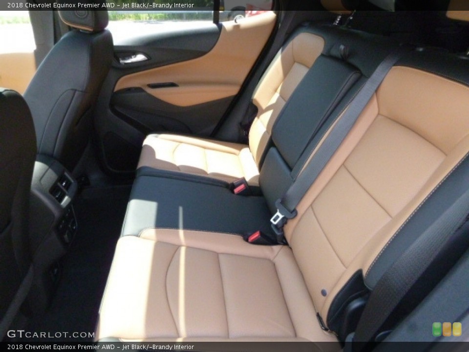 Jet Black/­Brandy Interior Rear Seat for the 2018 Chevrolet Equinox Premier AWD #121006473