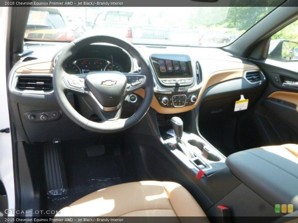 Jet Black/­Brandy Interior Dashboard for the 2018 Chevrolet Equinox Premier AWD #121006488