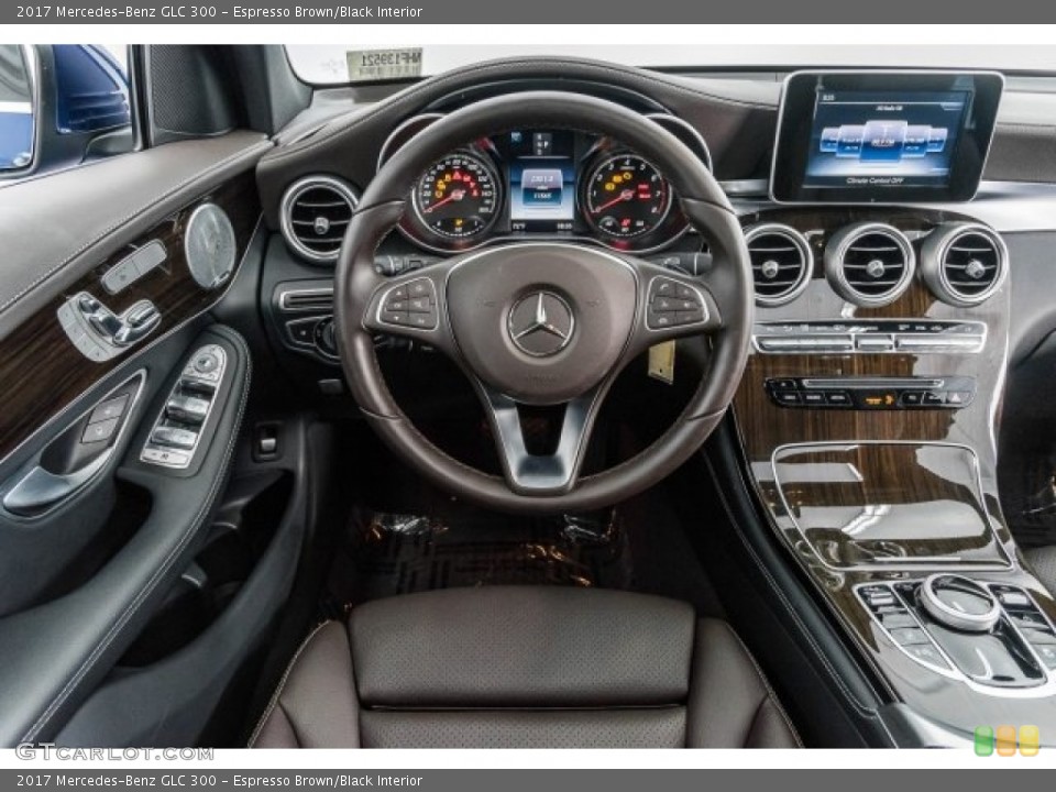 Espresso Brown/Black Interior Controls for the 2017 Mercedes-Benz GLC 300 #121012131