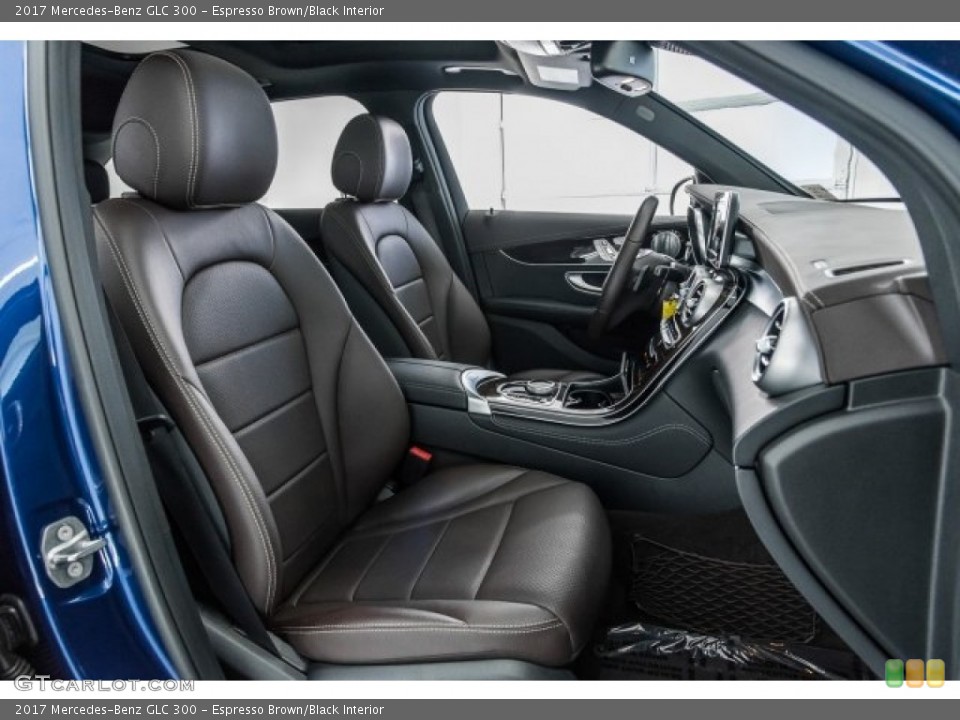 Espresso Brown/Black Interior Front Seat for the 2017 Mercedes-Benz GLC 300 #121012173