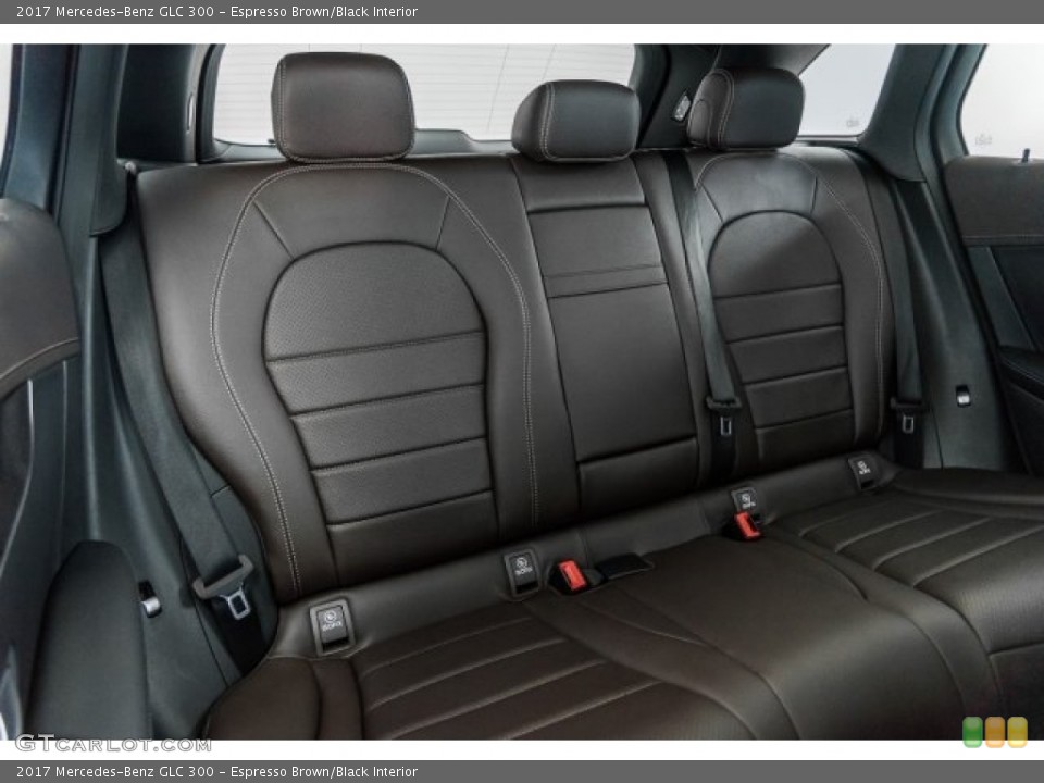 Espresso Brown/Black Interior Rear Seat for the 2017 Mercedes-Benz GLC 300 #121012305
