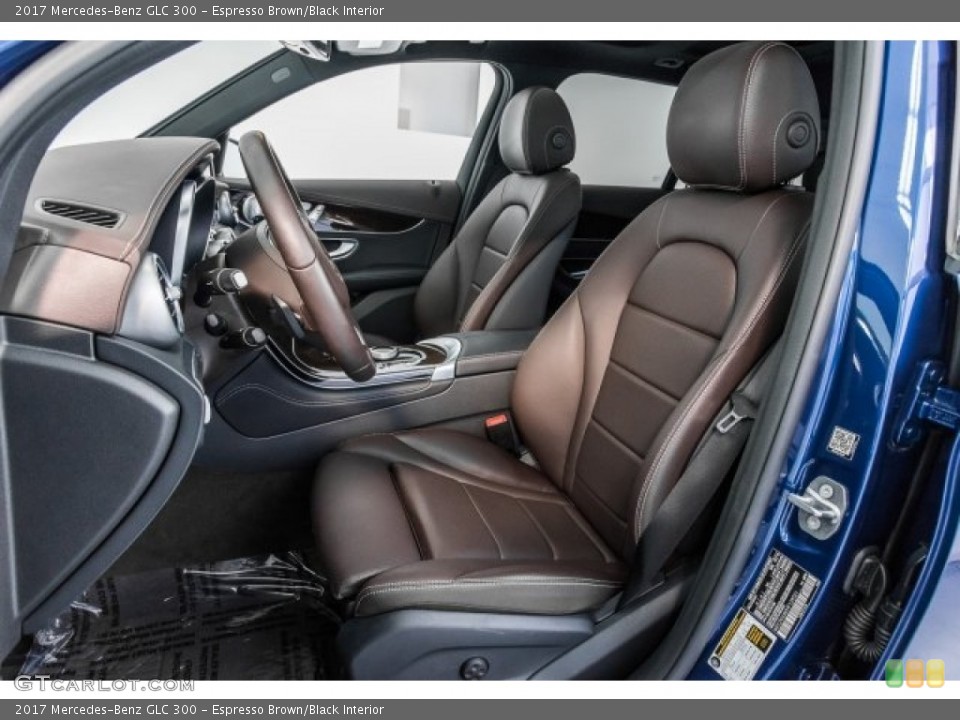 Espresso Brown/Black Interior Front Seat for the 2017 Mercedes-Benz GLC 300 #121012350