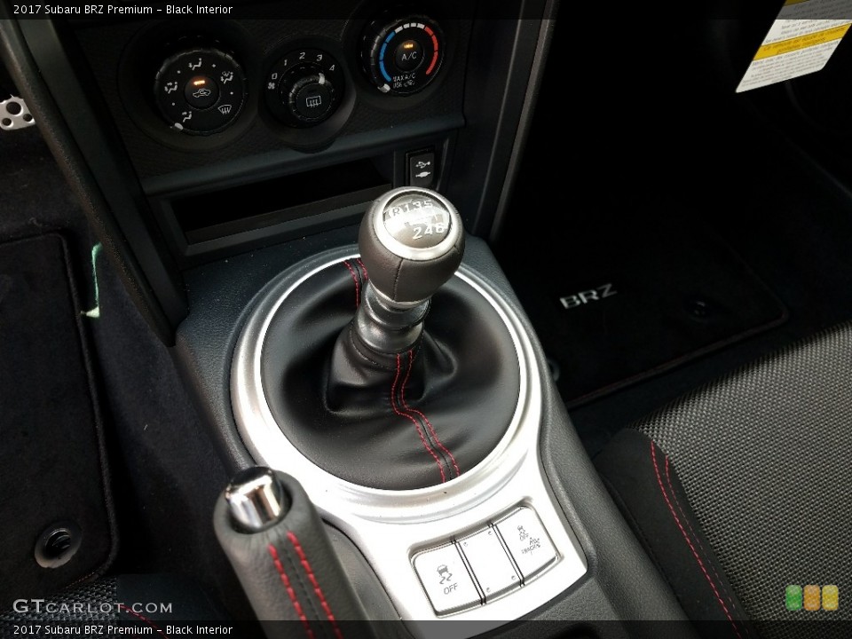 Black Interior Transmission for the 2017 Subaru BRZ Premium #121013414