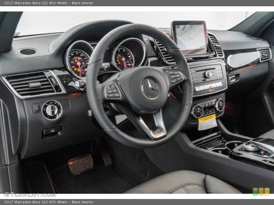 Black Interior Dashboard for the 2017 Mercedes-Benz GLS 450 4Matic #121015797