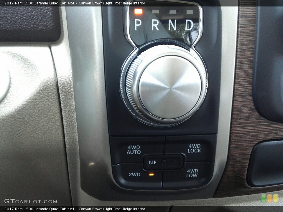 Canyon Brown/Light Frost Beige Interior Transmission for the 2017 Ram 1500 Laramie Quad Cab 4x4 #121019064