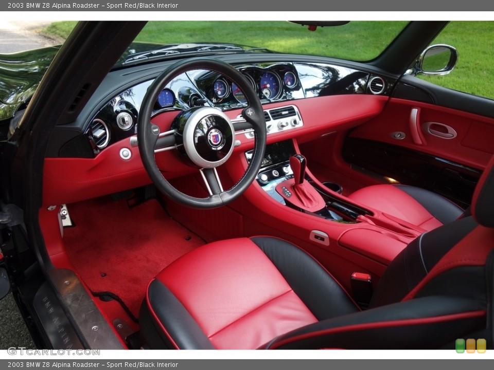 Sport Red/Black Interior Photo for the 2003 BMW Z8 Alpina Roadster #121029408