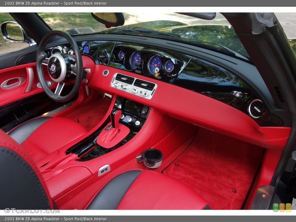 Sport Red/Black Interior Dashboard for the 2003 BMW Z8 Alpina Roadster #121029540