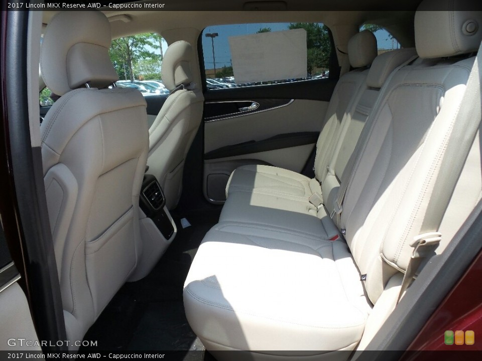 Cappuccino Interior Rear Seat for the 2017 Lincoln MKX Reserve AWD #121036765