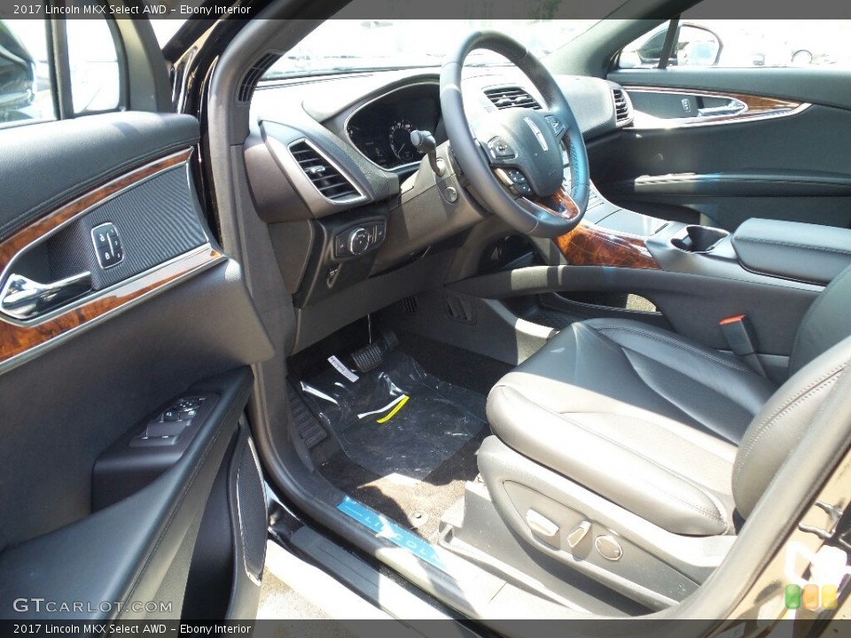 Ebony Interior Front Seat for the 2017 Lincoln MKX Select AWD #121036969