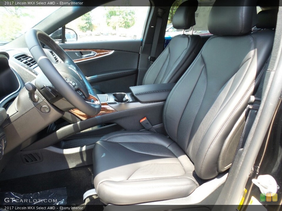 Ebony Interior Front Seat for the 2017 Lincoln MKX Select AWD #121036994