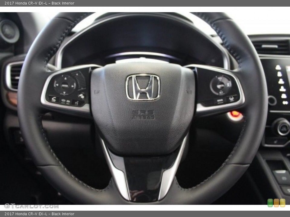 Black Interior Steering Wheel for the 2017 Honda CR-V EX-L #121040098