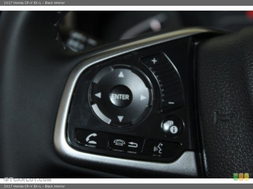 Black Interior Controls for the 2017 Honda CR-V EX-L #121040123