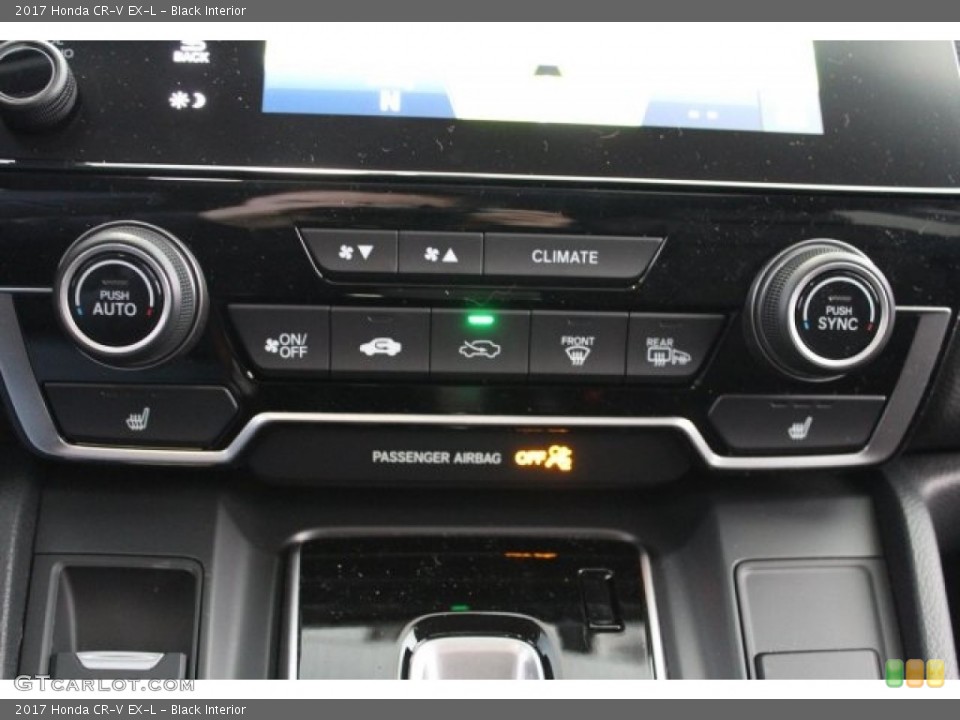Black Interior Controls for the 2017 Honda CR-V EX-L #121040264