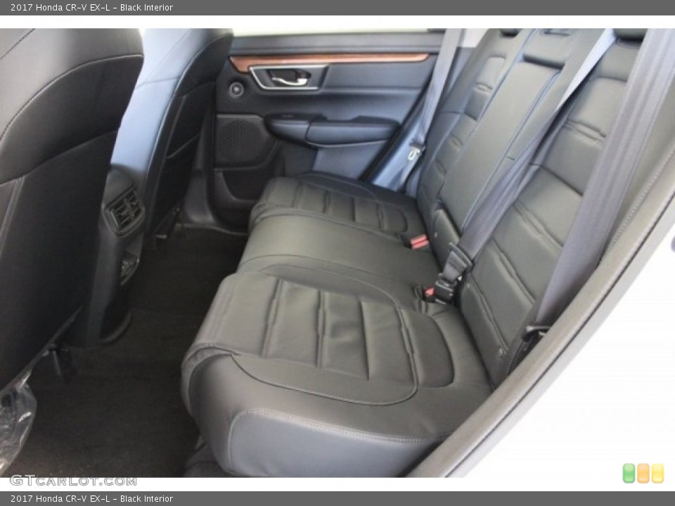 Black Interior Rear Seat for the 2017 Honda CR-V EX-L #121040408