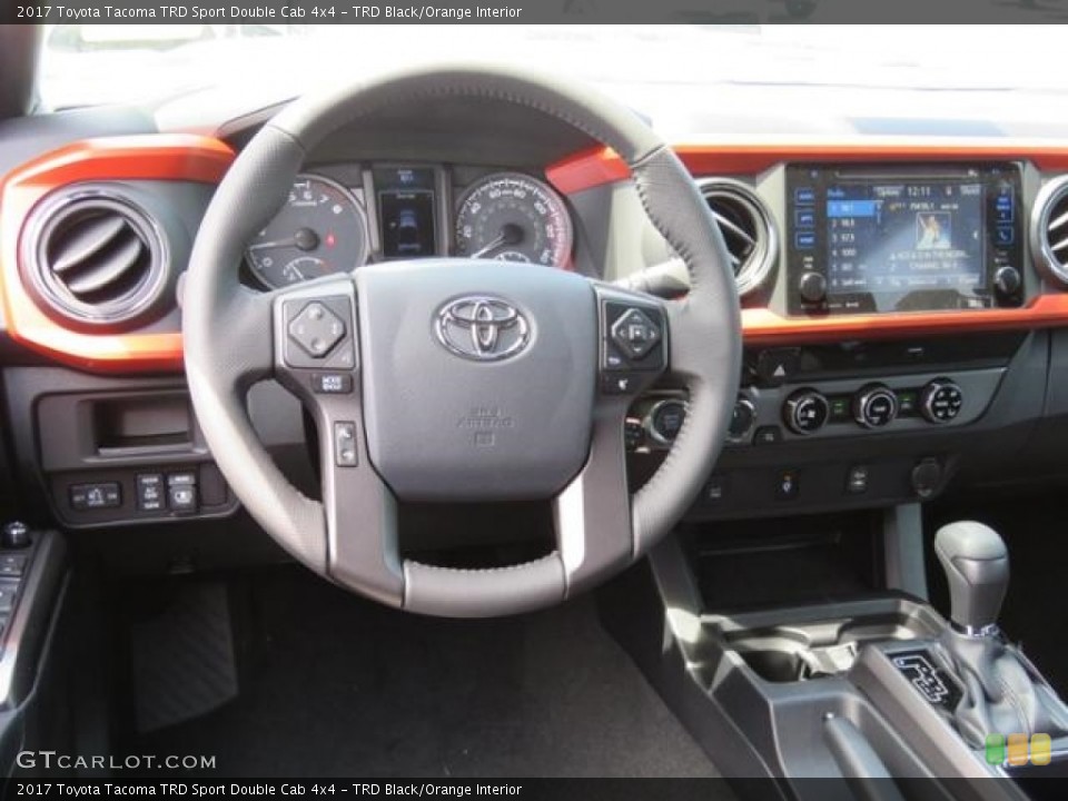 TRD Black/Orange Interior Dashboard for the 2017 Toyota Tacoma TRD Sport Double Cab 4x4 #121046633