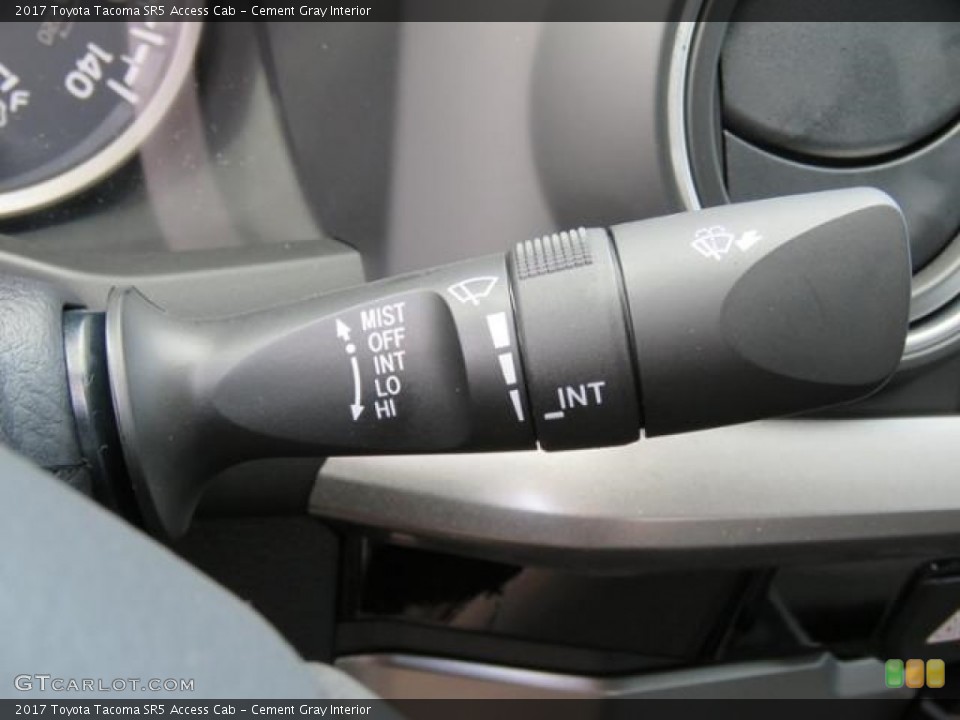 Cement Gray Interior Controls for the 2017 Toyota Tacoma SR5 Access Cab #121048084