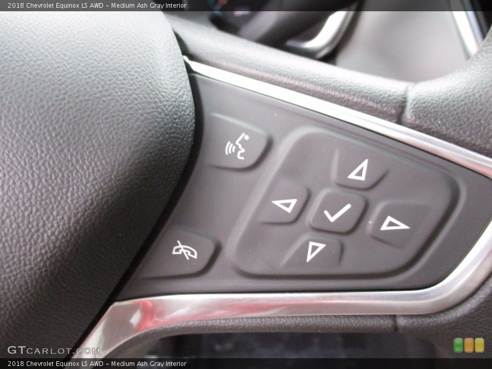 Medium Ash Gray Interior Controls for the 2018 Chevrolet Equinox LS AWD #121051040