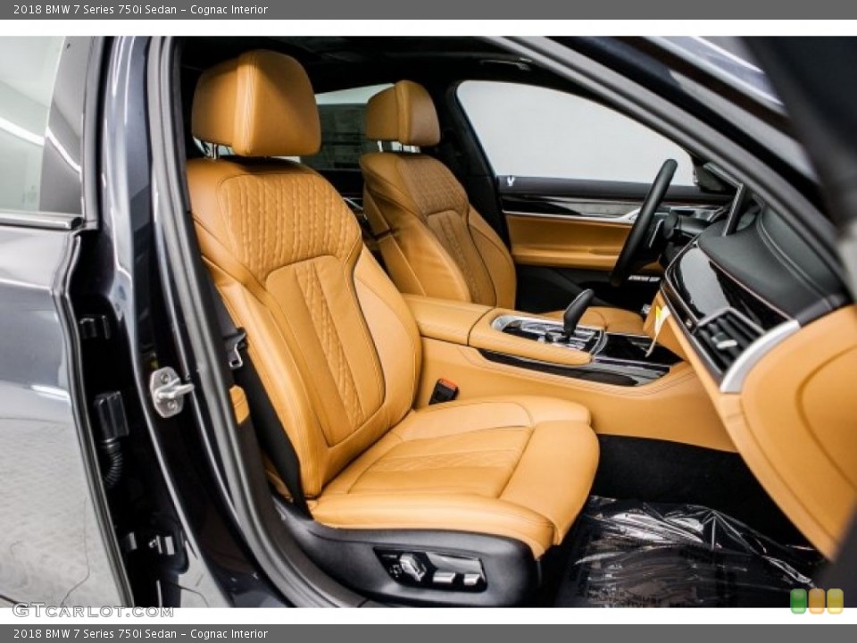 Cognac Interior Photo for the 2018 BMW 7 Series 750i Sedan #121057253