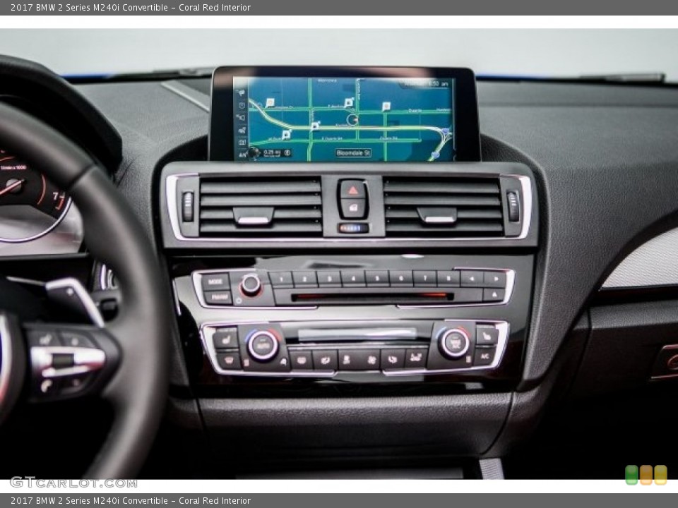 Coral Red Interior Controls for the 2017 BMW 2 Series M240i Convertible #121057736