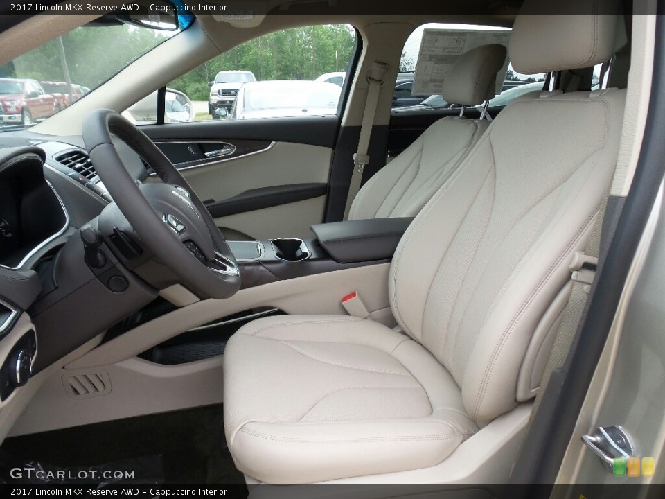 Cappuccino Interior Front Seat for the 2017 Lincoln MKX Reserve AWD #121061751
