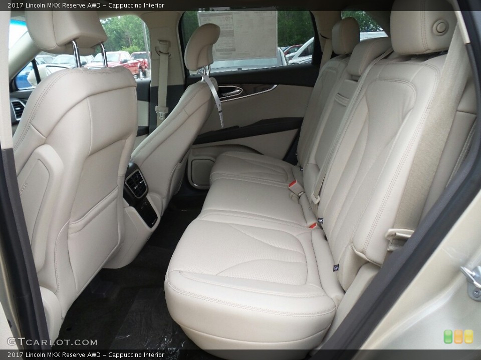 Cappuccino Interior Rear Seat for the 2017 Lincoln MKX Reserve AWD #121061781
