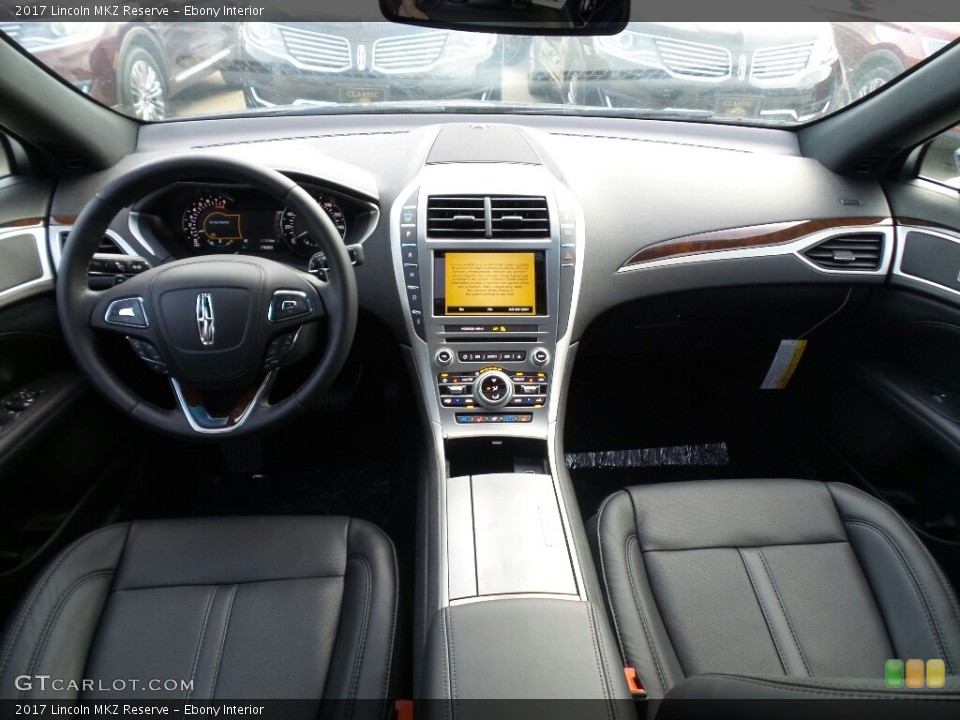 Ebony Interior Dashboard for the 2017 Lincoln MKZ Reserve #121062229