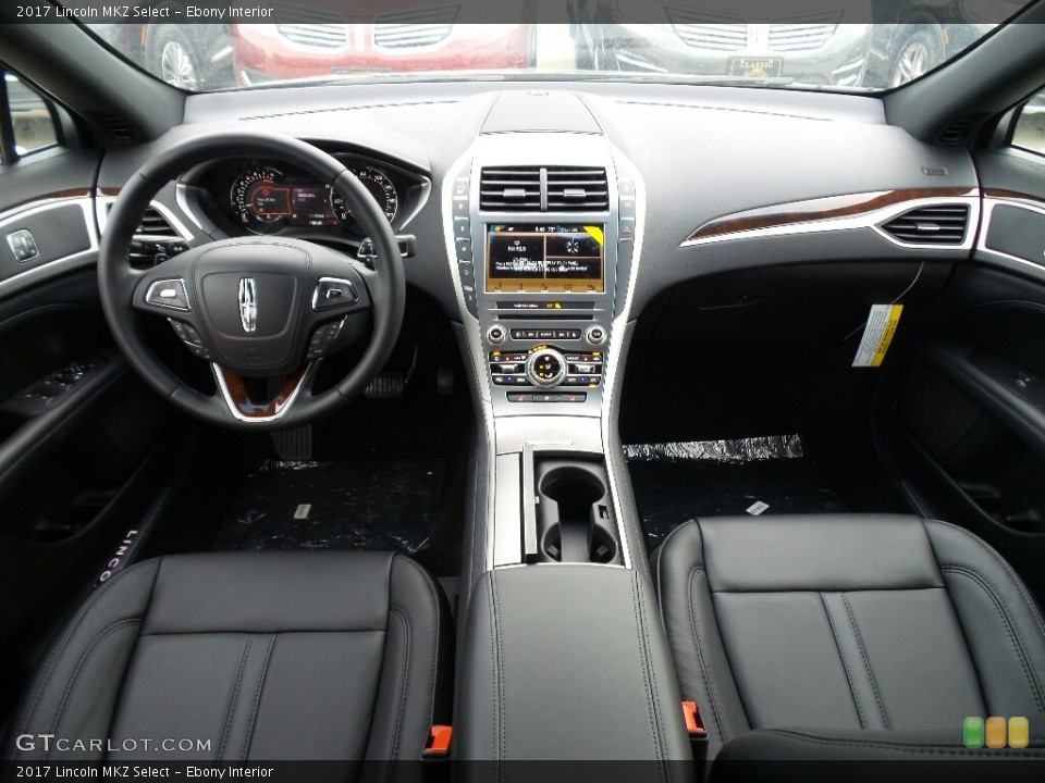Ebony Interior Dashboard for the 2017 Lincoln MKZ Select #121062486