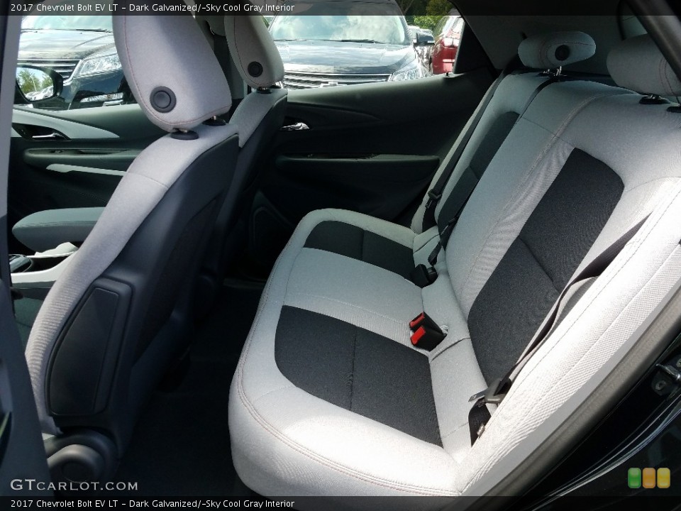 Dark Galvanized/­Sky Cool Gray Interior Rear Seat for the 2017 Chevrolet Bolt EV LT #121062736