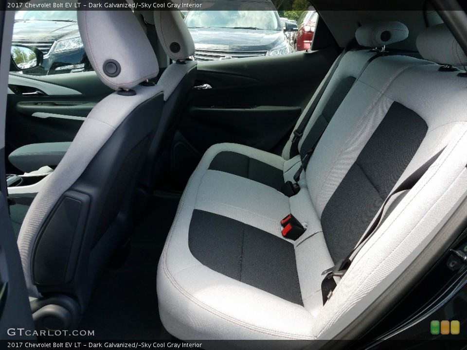 Dark Galvanized/­Sky Cool Gray Interior Rear Seat for the 2017 Chevrolet Bolt EV LT #121062736