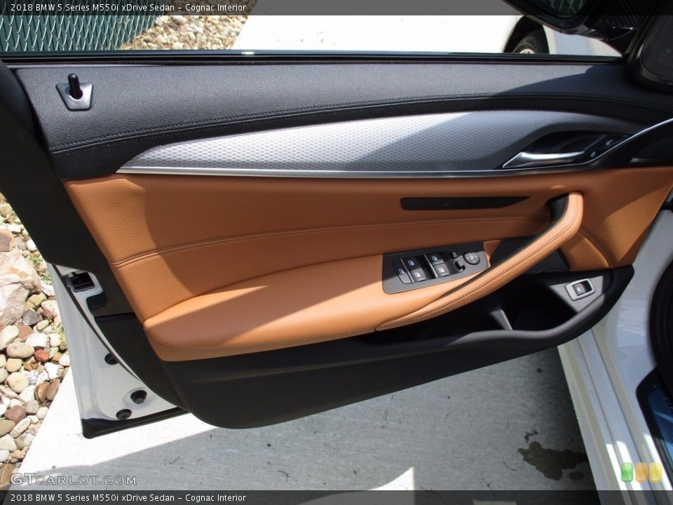 Cognac Interior Door Panel for the 2018 BMW 5 Series M550i xDrive Sedan #121065489