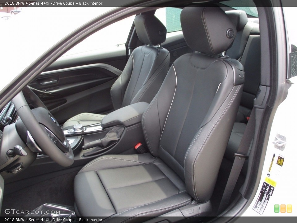 Black Interior Front Seat for the 2018 BMW 4 Series 440i xDrive Coupe #121066539
