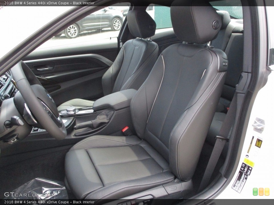 Black Interior Front Seat for the 2018 BMW 4 Series 440i xDrive Coupe #121066591