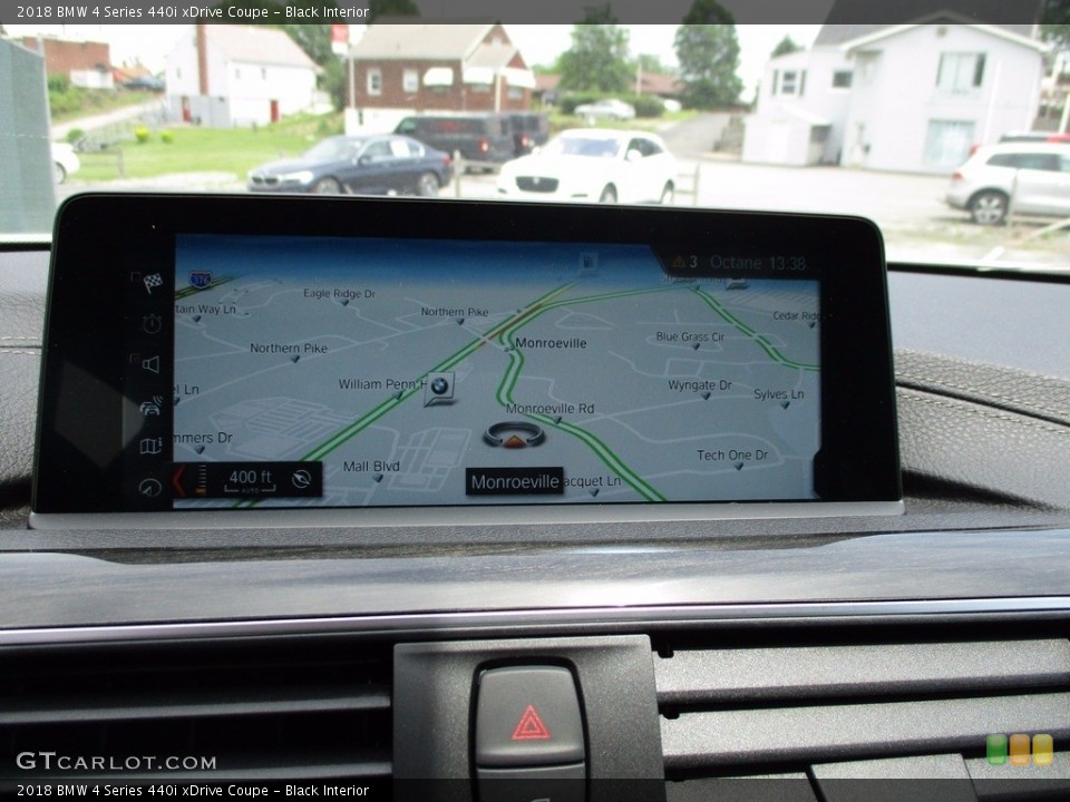 Black Interior Navigation for the 2018 BMW 4 Series 440i xDrive Coupe #121066669