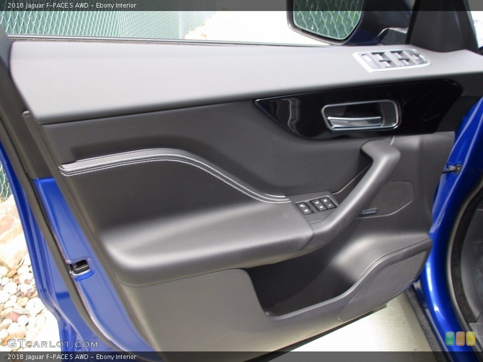 Ebony Interior Door Panel for the 2018 Jaguar F-PACE S AWD #121068102