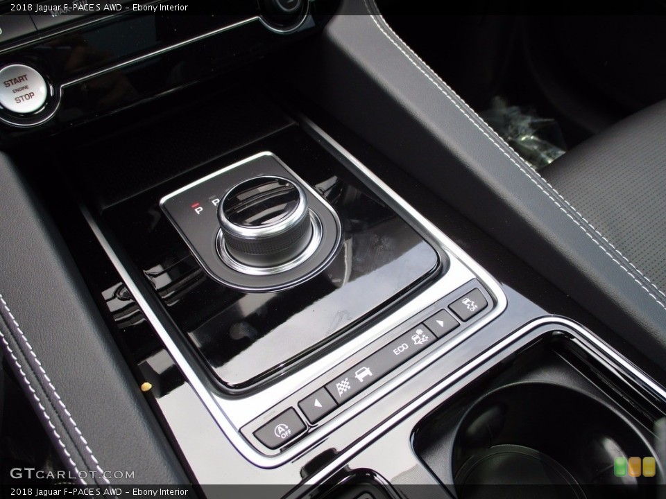 Ebony Interior Controls for the 2018 Jaguar F-PACE S AWD #121068258