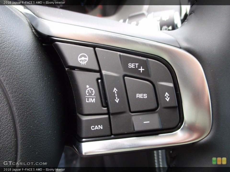 Ebony Interior Controls for the 2018 Jaguar F-PACE S AWD #121068309