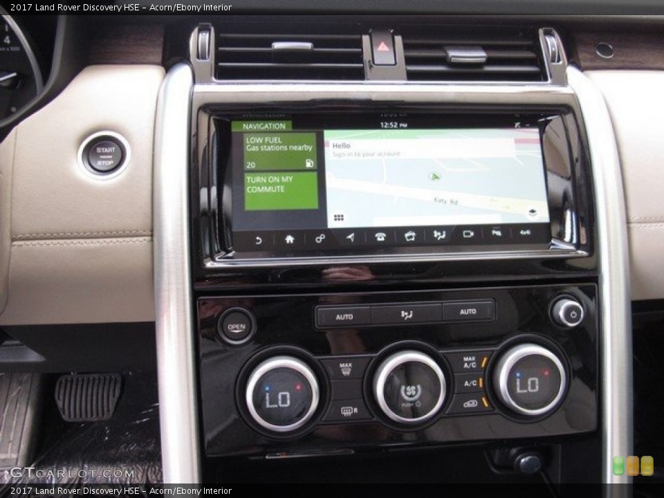 Acorn/Ebony Interior Controls for the 2017 Land Rover Discovery HSE #121082577