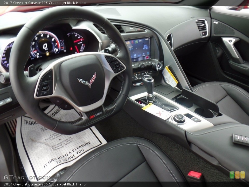 Jet Black Interior Photo for the 2017 Chevrolet Corvette Z06 Coupe #121095248