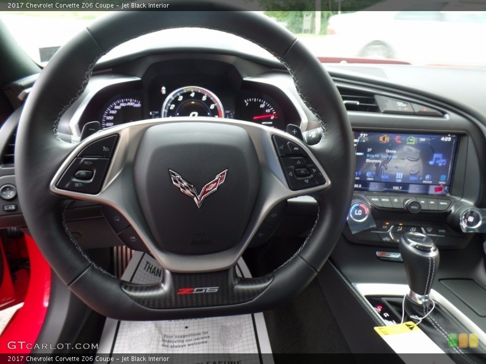 Jet Black Interior Controls for the 2017 Chevrolet Corvette Z06 Coupe #121095269