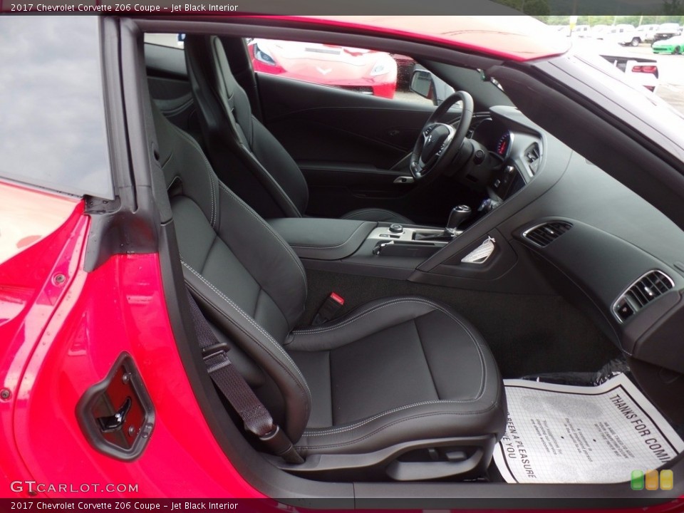 Jet Black Interior Front Seat for the 2017 Chevrolet Corvette Z06 Coupe #121095728