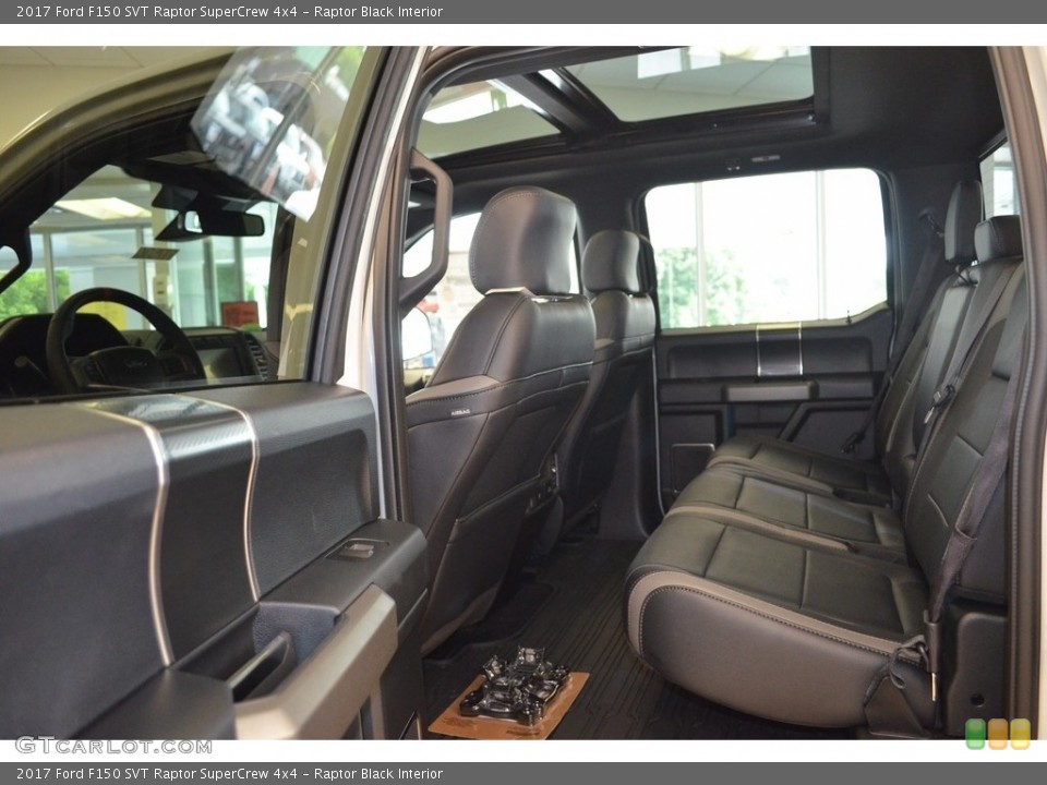 Raptor Black Interior Rear Seat for the 2017 Ford F150 SVT Raptor SuperCrew 4x4 #121099076