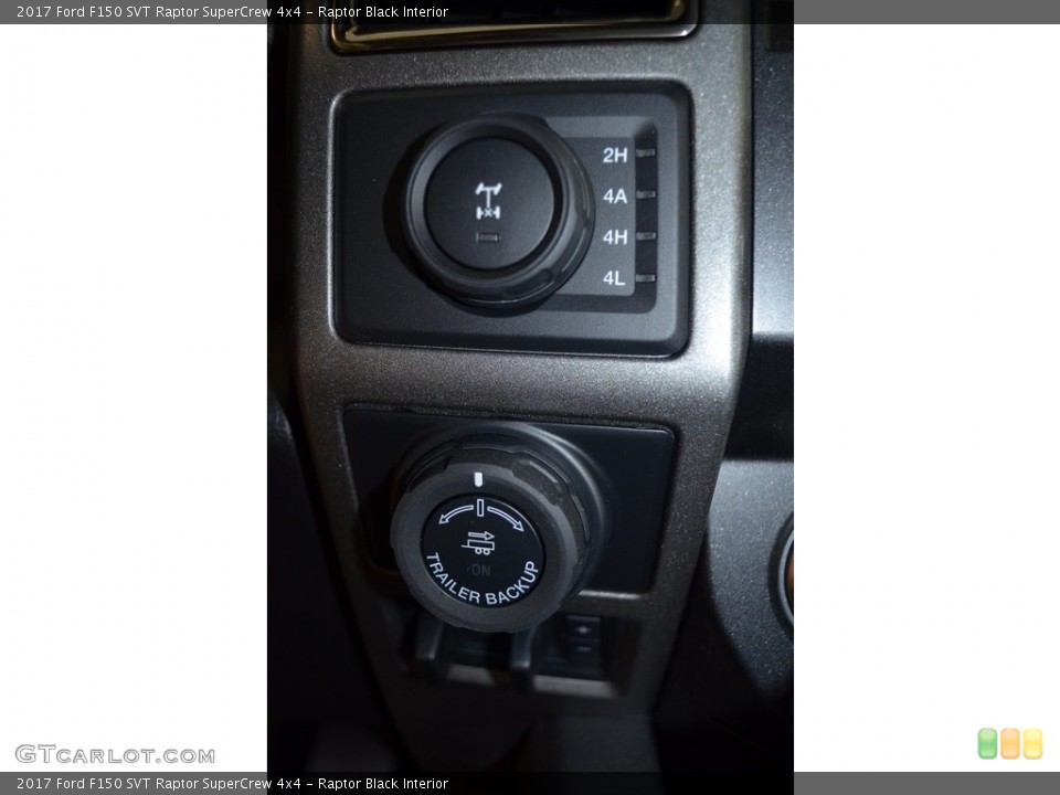 Raptor Black Interior Controls for the 2017 Ford F150 SVT Raptor SuperCrew 4x4 #121099175