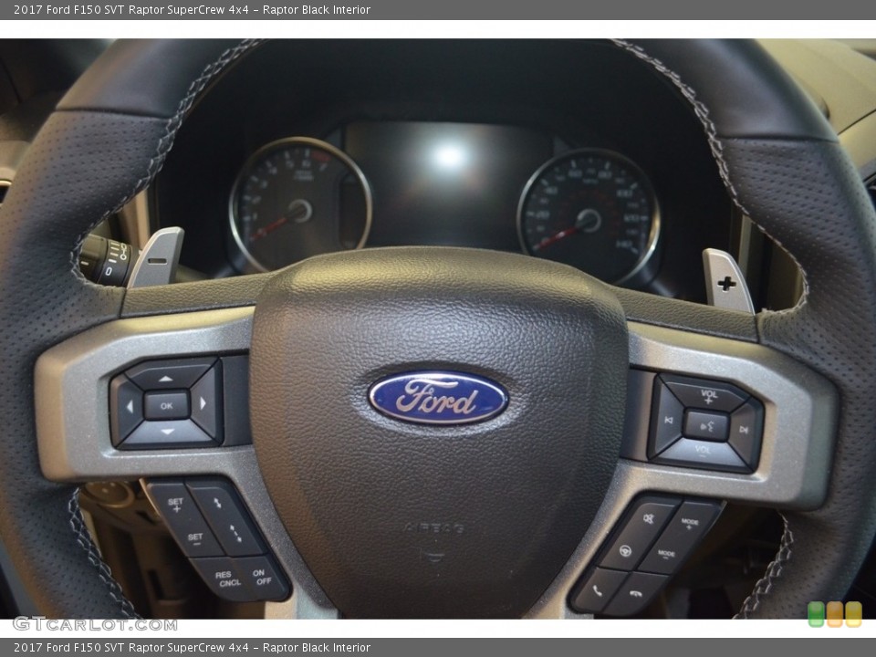 Raptor Black Interior Steering Wheel for the 2017 Ford F150 SVT Raptor SuperCrew 4x4 #121099239