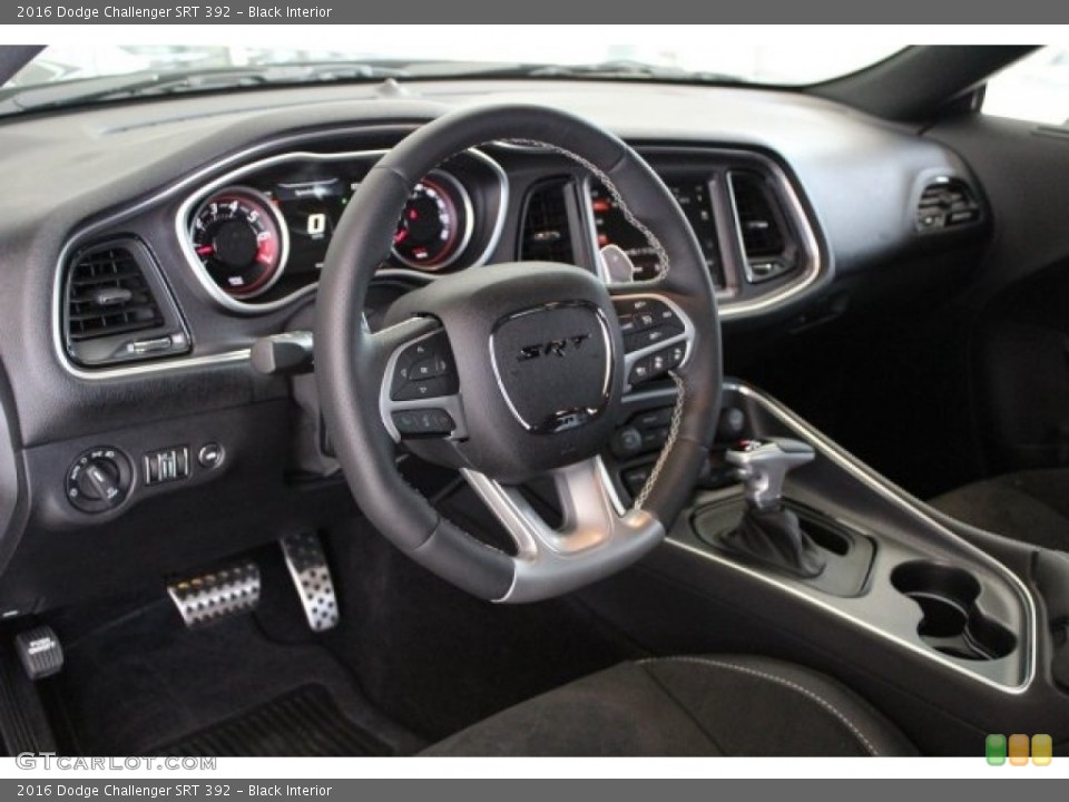 Black Interior Dashboard for the 2016 Dodge Challenger SRT 392 #121101045