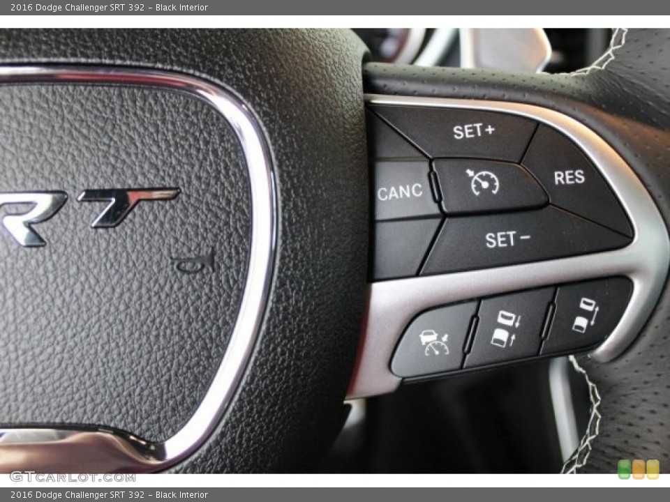 Black Interior Controls for the 2016 Dodge Challenger SRT 392 #121101224