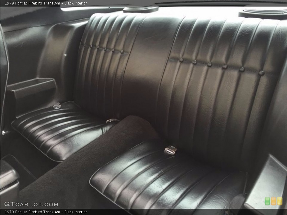 Black 1979 Pontiac Firebird Interiors
