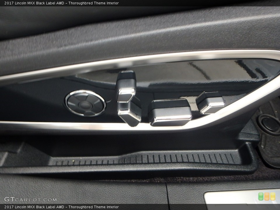 Thoroughbred Theme Interior Controls for the 2017 Lincoln MKX Black Label AWD #121102889