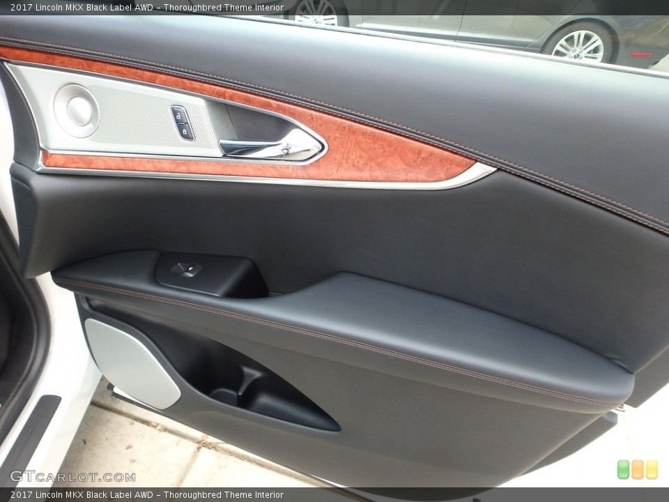 Thoroughbred Theme Interior Door Panel for the 2017 Lincoln MKX Black Label AWD #121102912