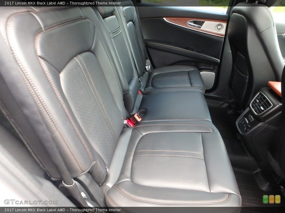 Thoroughbred Theme Interior Rear Seat for the 2017 Lincoln MKX Black Label AWD #121102938